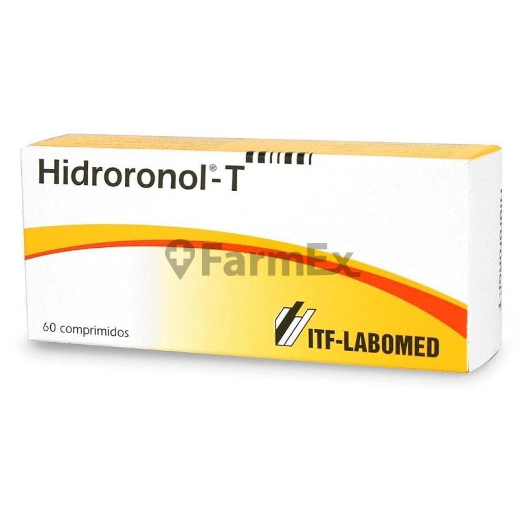 Hidroronol-T x 60 comprimidos ( Ley Cenabast ) Farmex-MiaHealth-Persistente